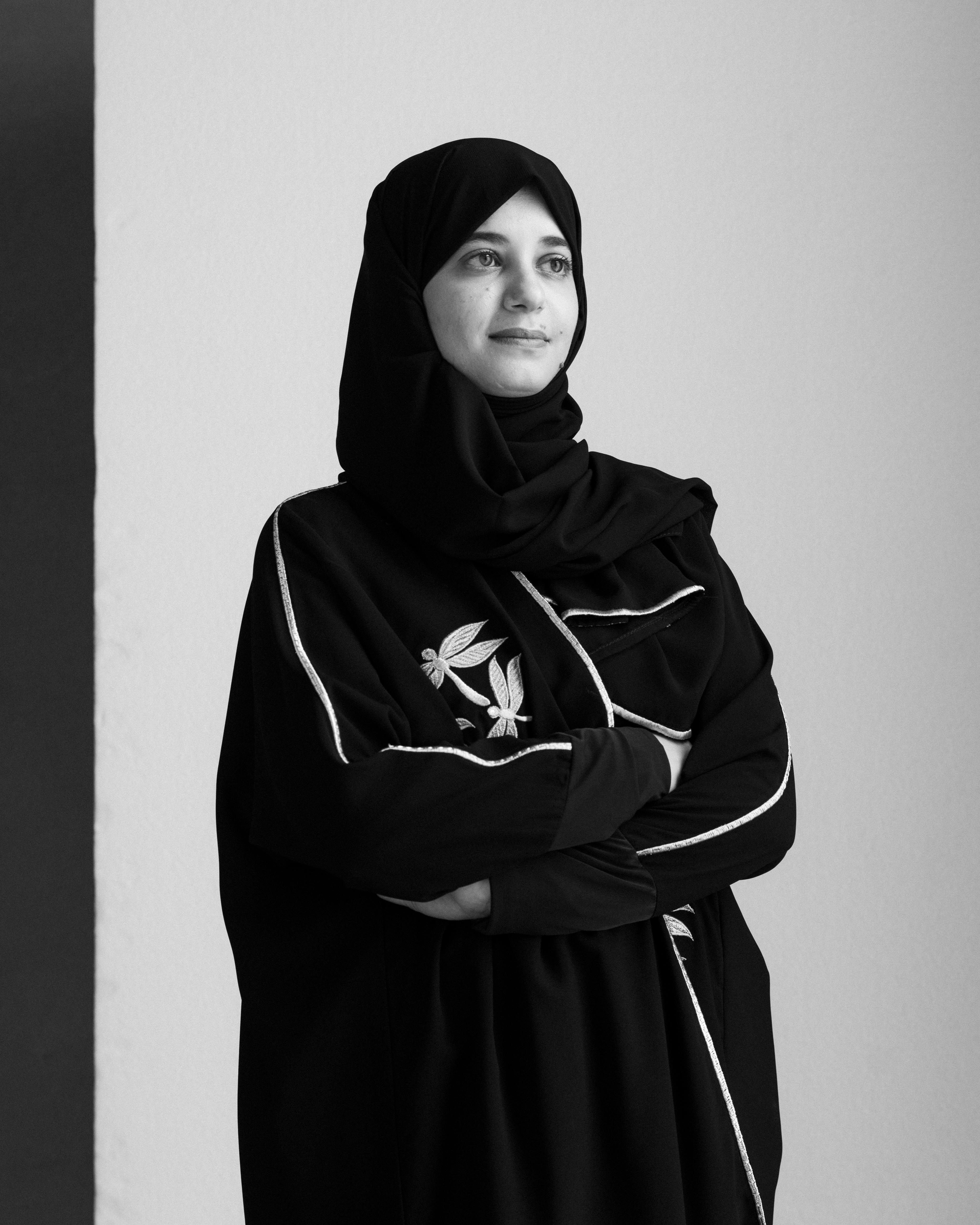 The artist Zahrah Al Ghamdi © Misk Art Institute