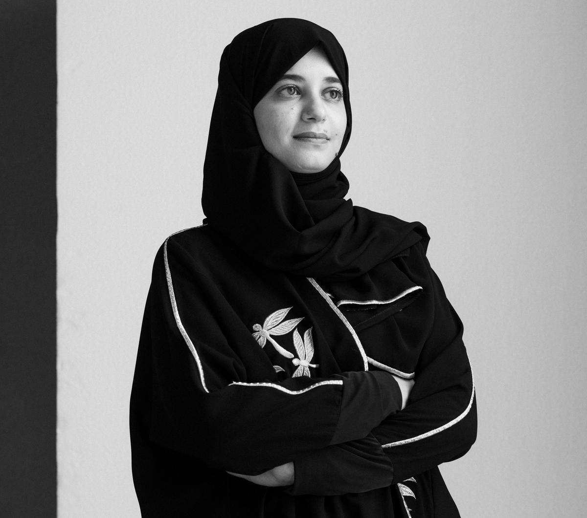 The artist Zahrah Al Ghamdi © Misk Art Institute