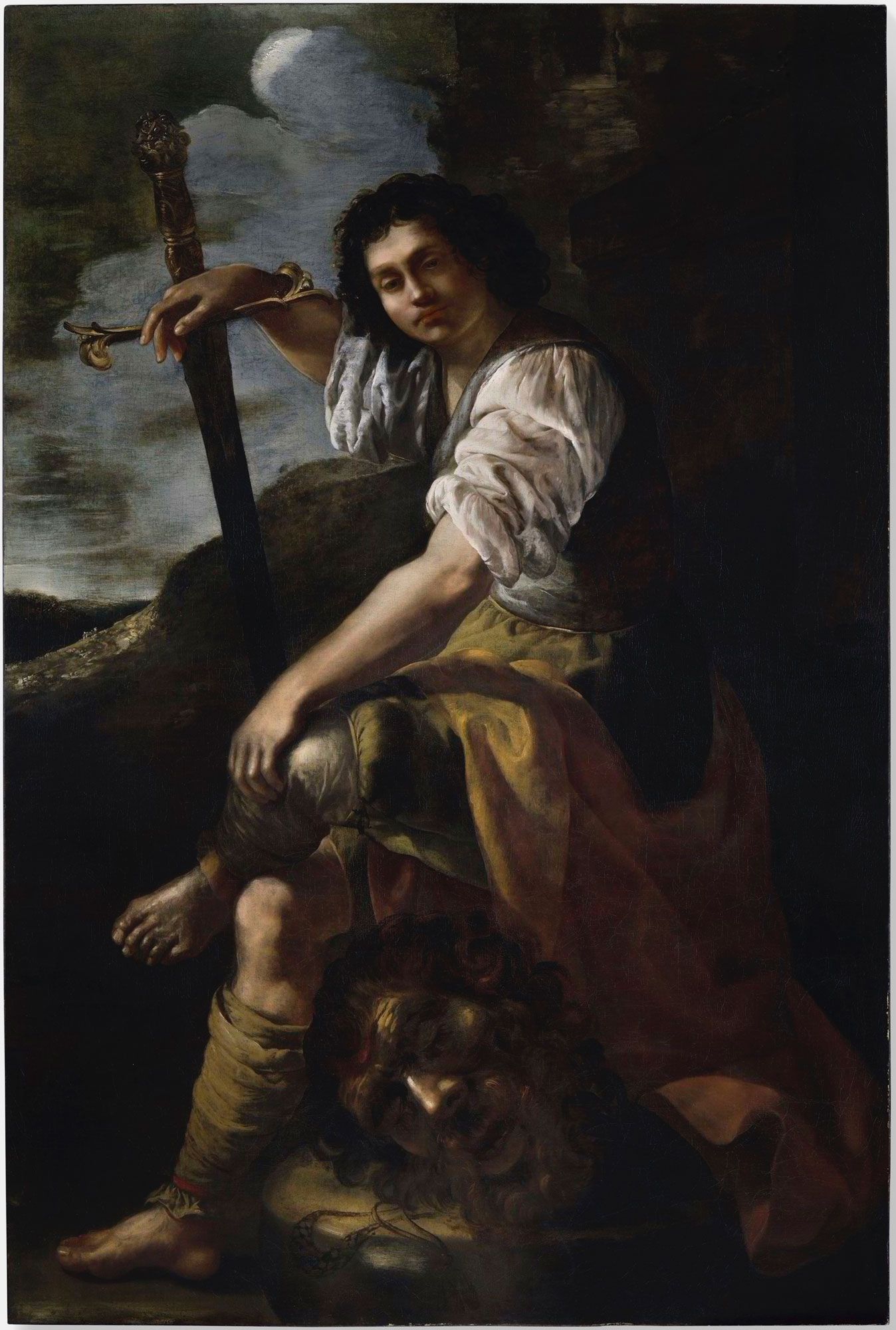 Newly attributed Artemisia Gentileschi painting of David and