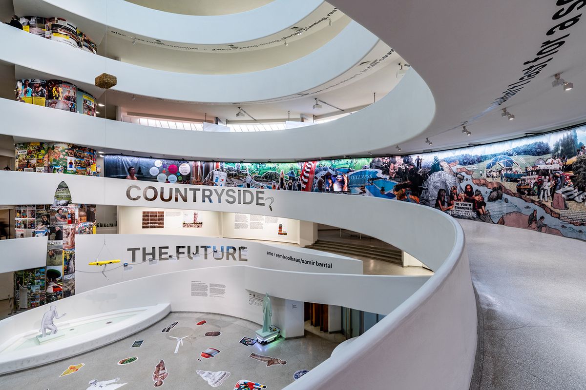 An installation view of Countryside, The Future at the Solomon R. Guggenheim Museum in New York David Heald/© Solomon R. Guggenheim Foundation.