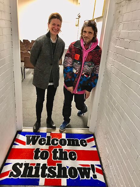 Hannah Barry and Jeremy Deller Courtesy Louisa Buck