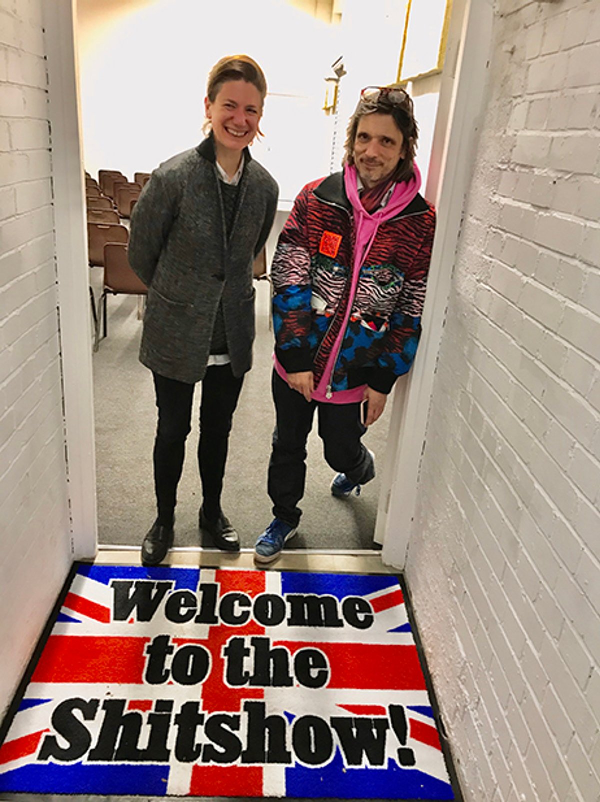 Hannah Barry and Jeremy Deller Courtesy Louisa Buck