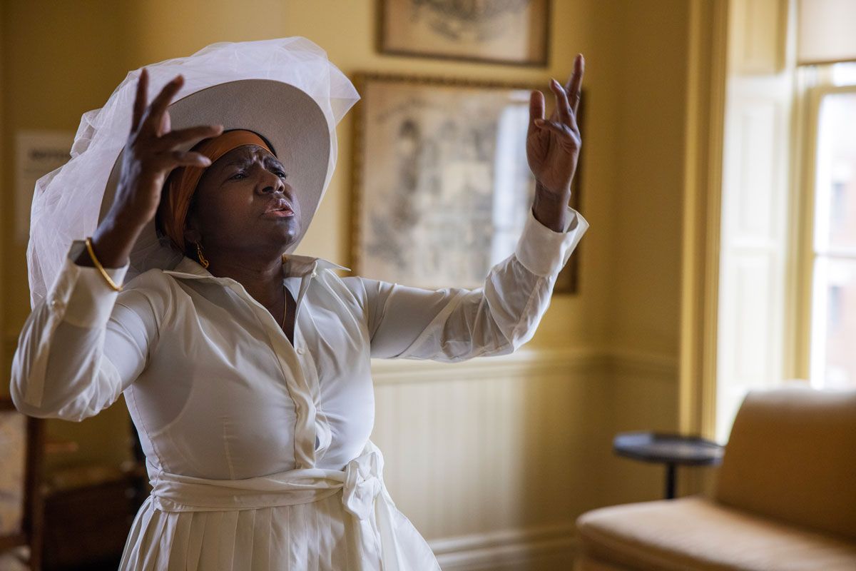 Maria Magdalena Campos-Pons in a still from When We Gather Photo: Tommy Oliver