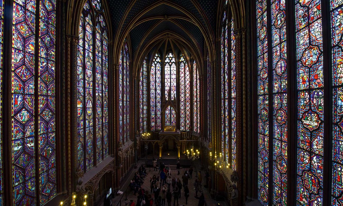 Fifty-year restoration of Sainte-Chapelle's monumental stained glass inches closer to completion