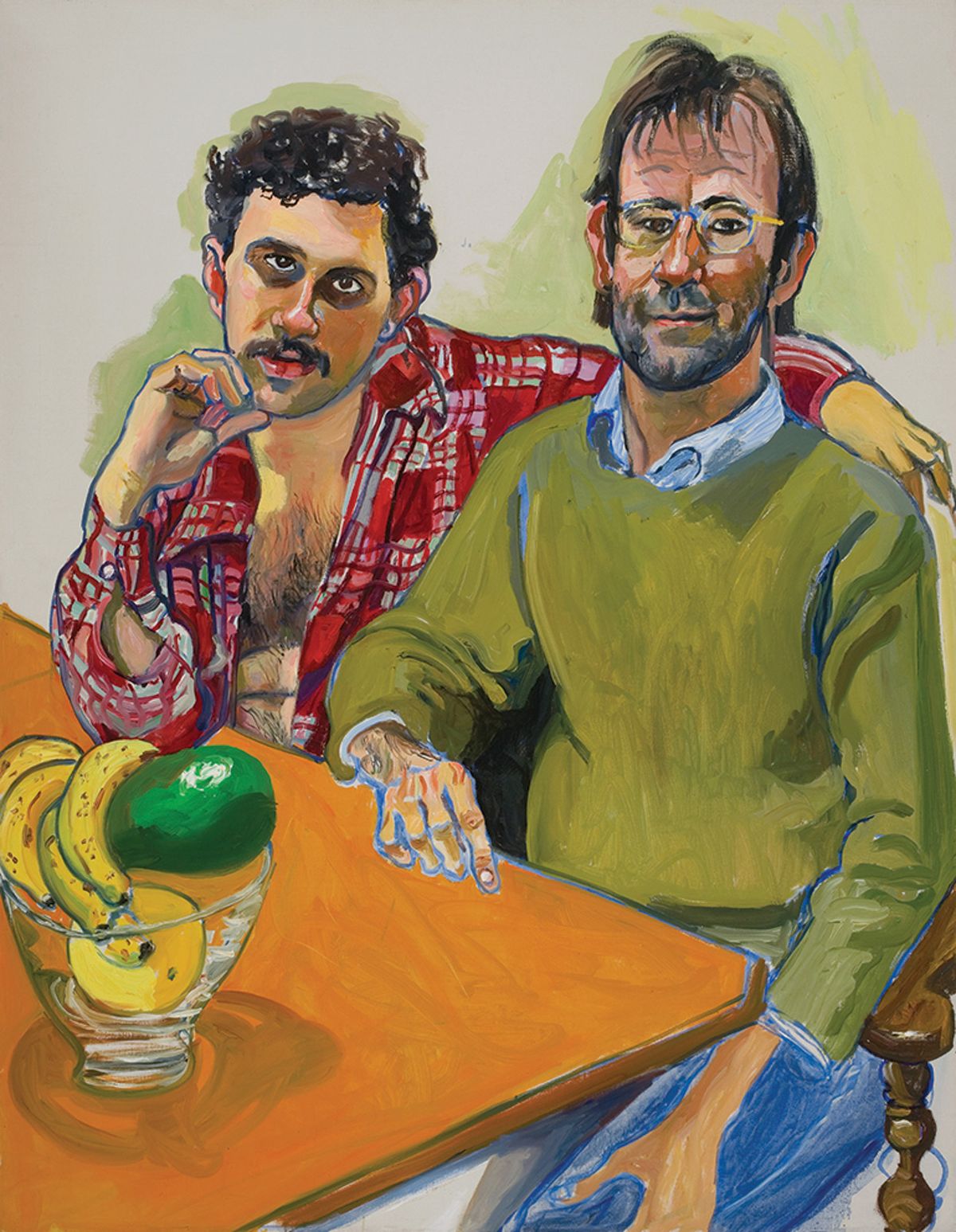 On show at the Met will be Geoffrey Hendricks and Brian (1978), one of around 100 works by Alice Neel, a self-confessed “collector of souls” © The Estate of Alice Neel
