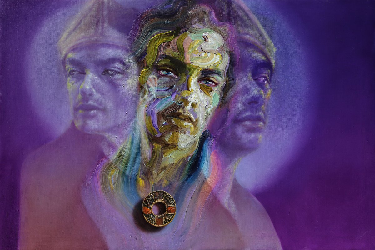 Sara Shamma's portrait of St Wilfrid of York, founder of Ripon Cathedral Courtesy of the artist and Art in Churches