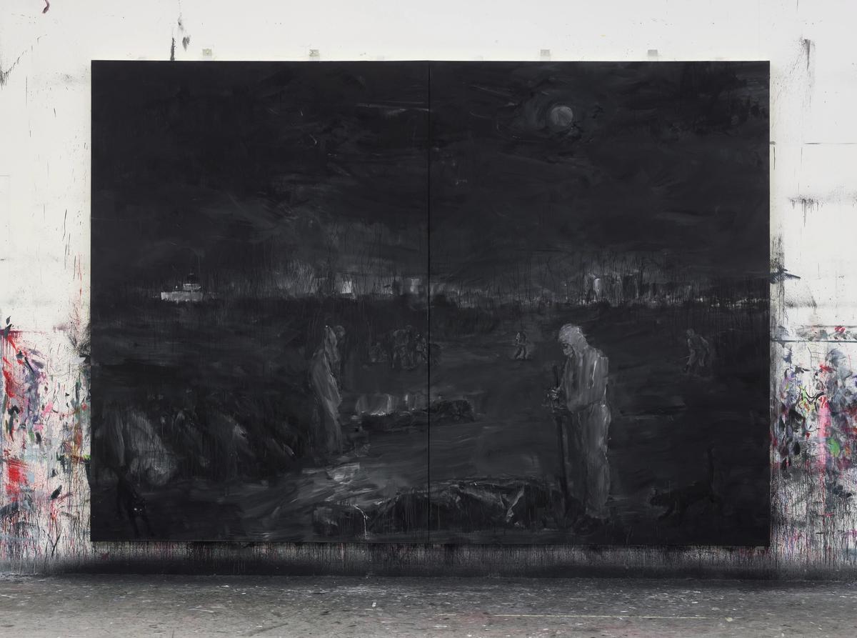 Pandémie (2020) Photo: Clérin-Morin; © Yan Pei-Ming, ADAGP, Paris, 2021