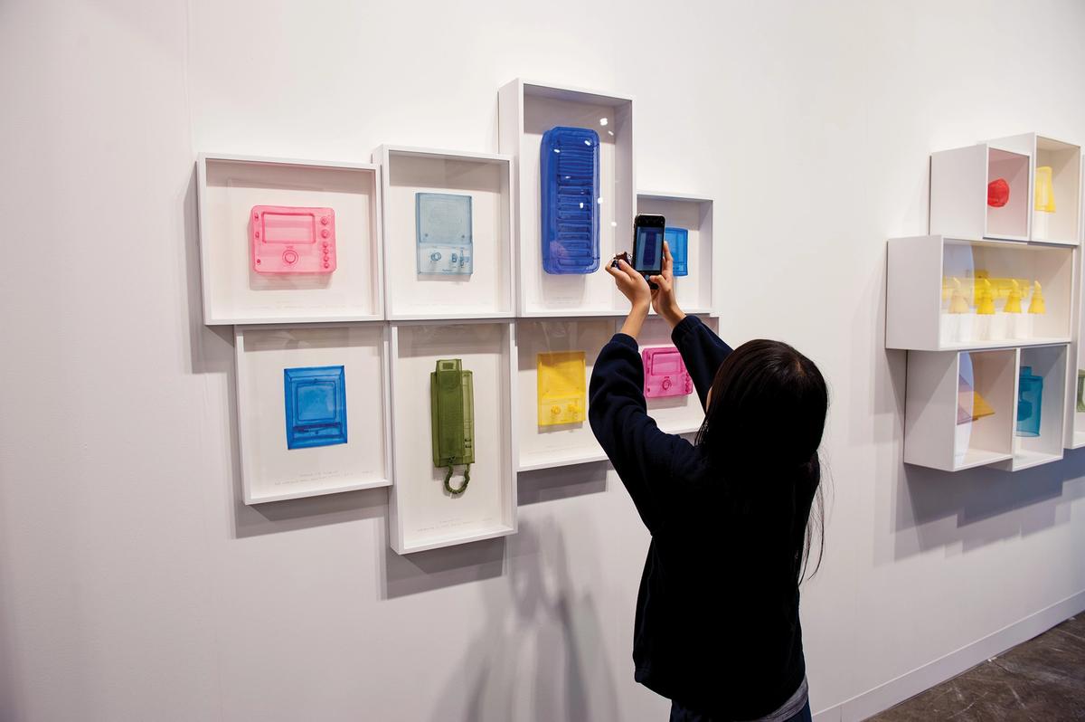 Do Ho Suh’s works on show at Lemann Maupin gallery at Art Basel in Hong Kong Photo: Norm Yip
