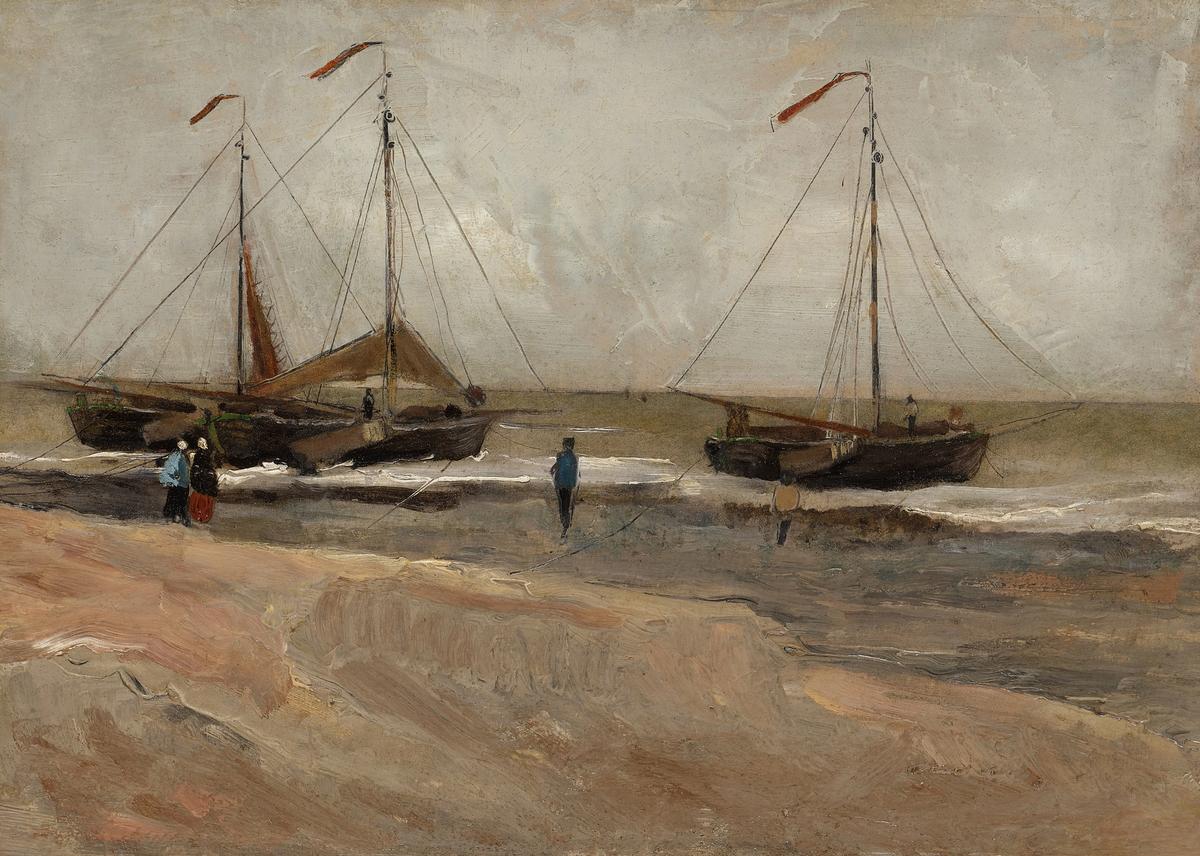 Van Gogh’s Beach at Scheveningen in Calm Weather (August 1882) Credit: Sotheby’s