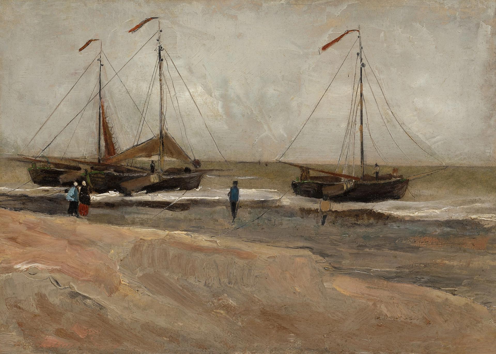 Van Gogh’s Beach at Scheveningen in Calm Weather (August 1882) Credit: Sotheby’s