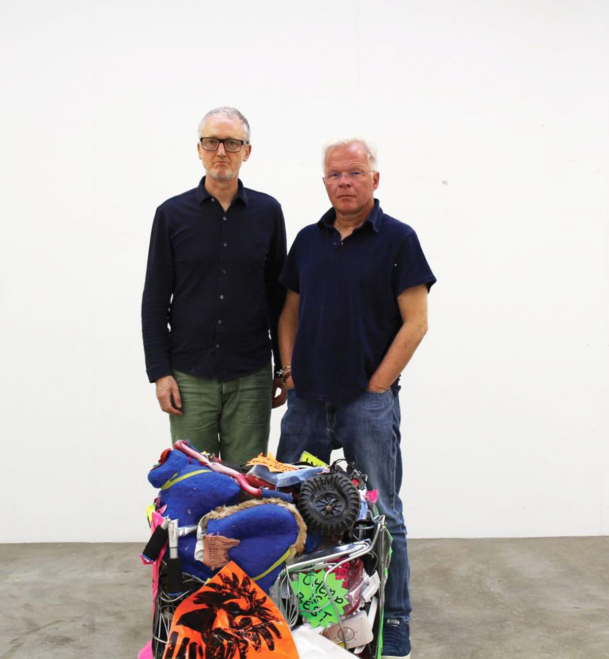 Michael Landy (left) was signed by Karsten Schubert 30 years ago © Karsten Schubert gallery
