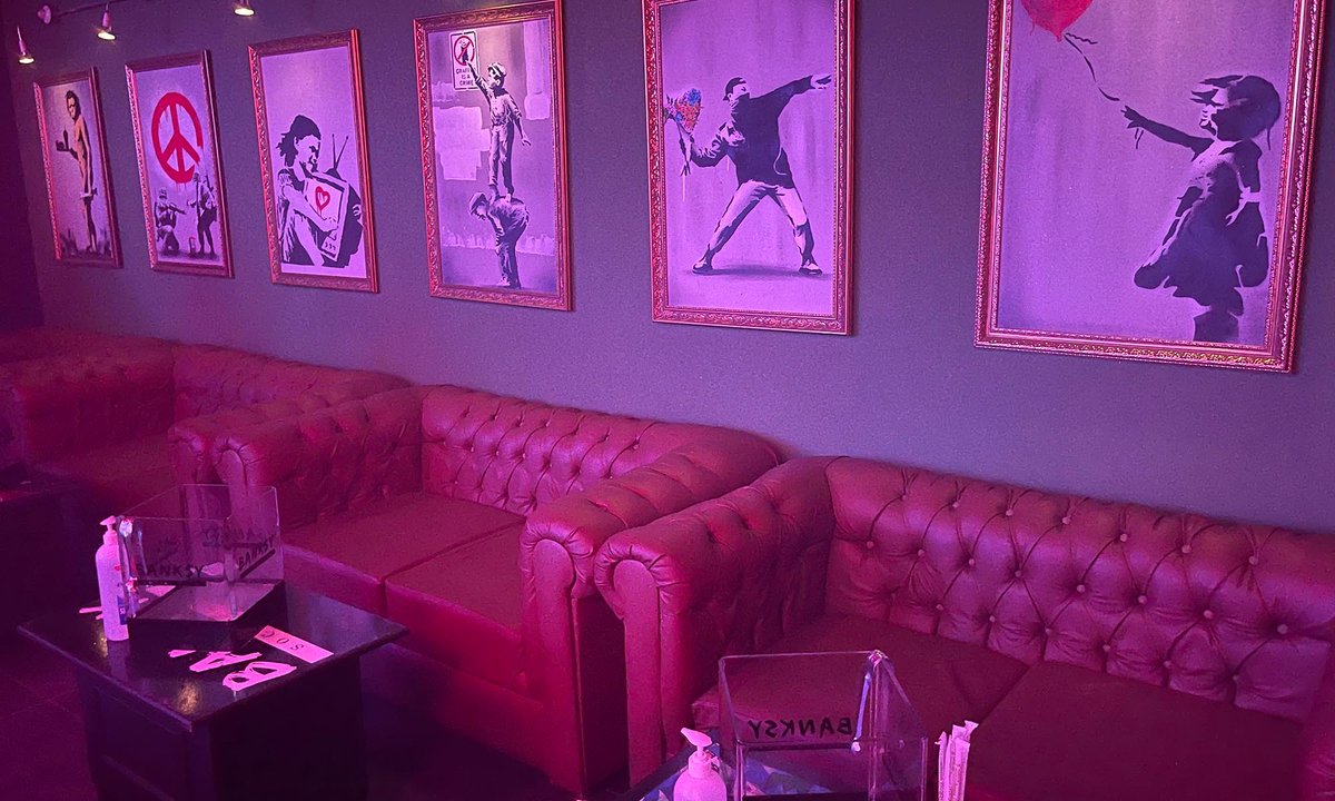 A Banksy-themed nightclub in Mexico brings the street artist’s oeuvre to the dance floor A Banksy-themed nightclub in Mexico brings the street artist’s oeuvre to the dance floor