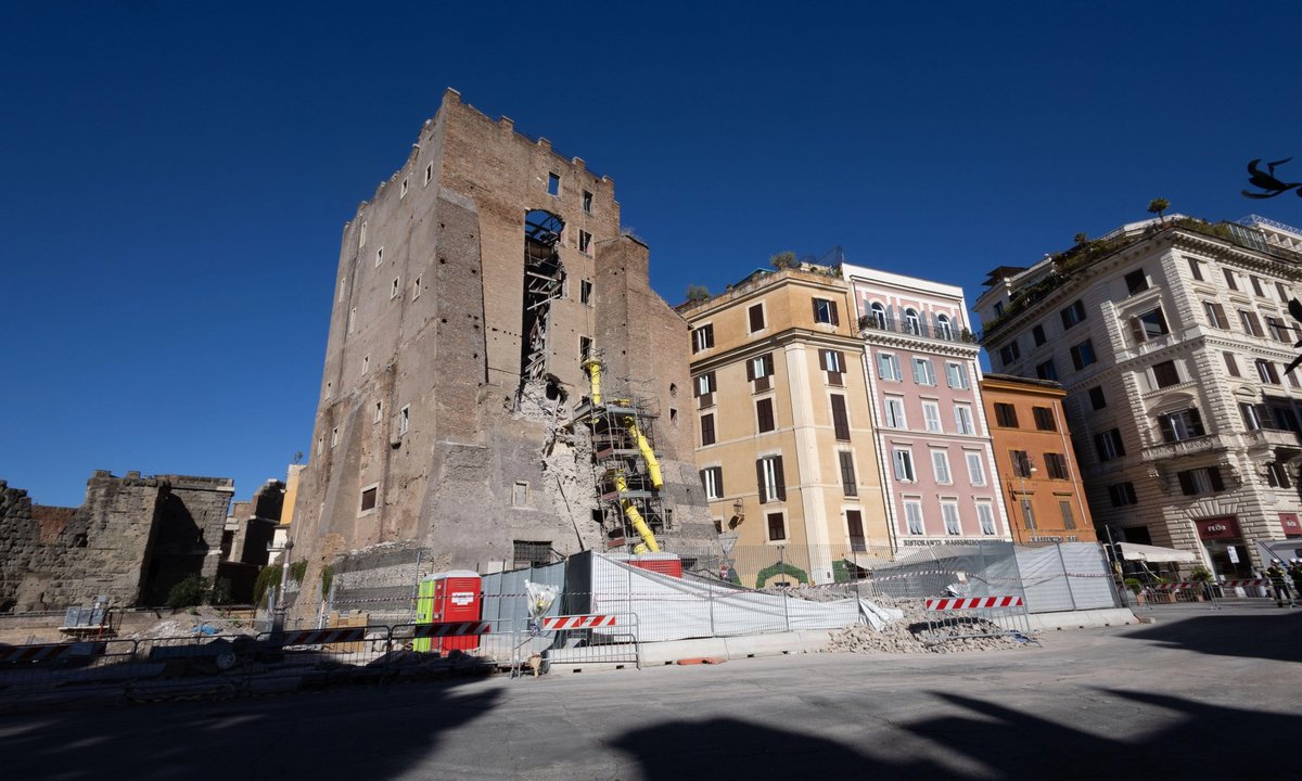 Italy condemns 'shameful' comments from Russia after medieval tower collapse