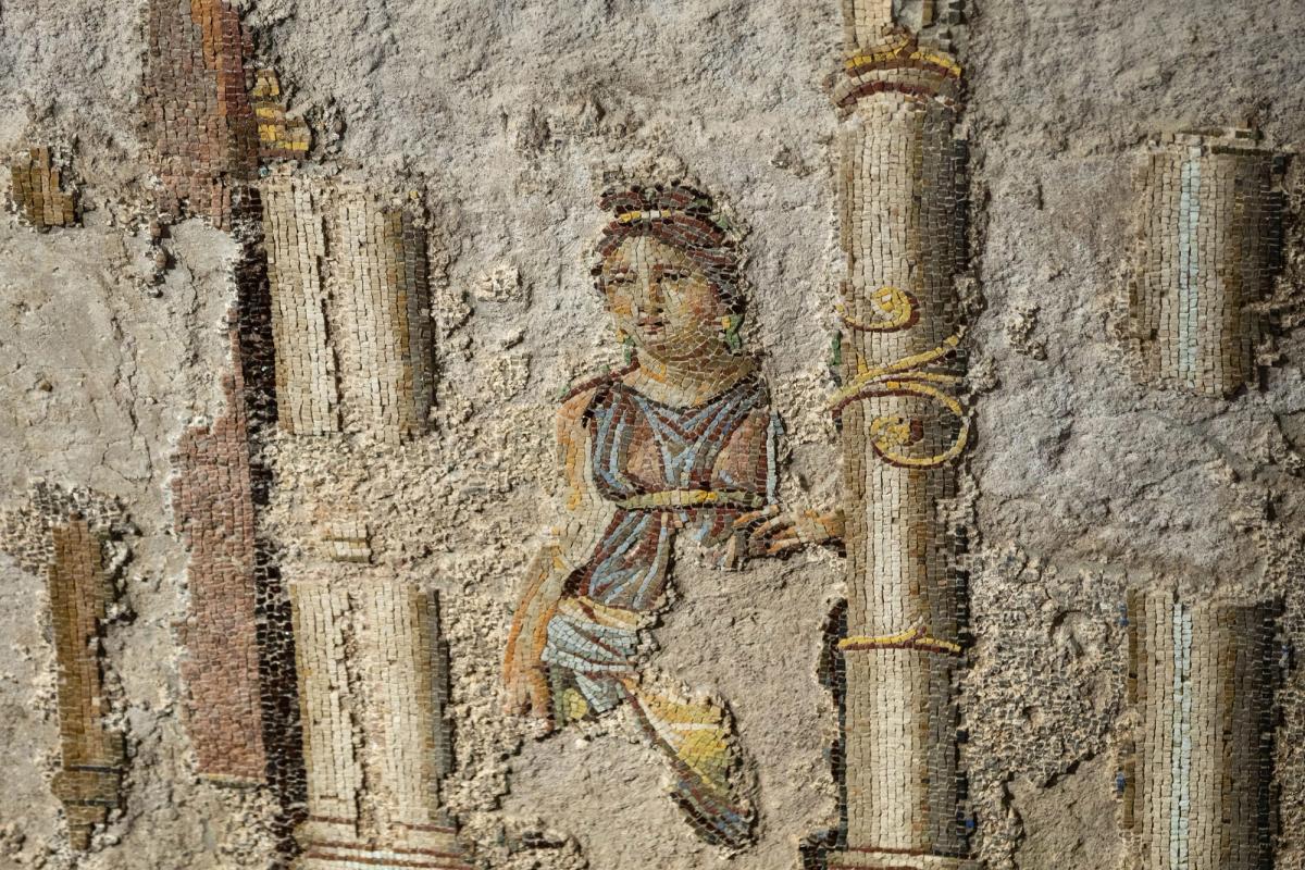 Archaeologists are unsure whether the mosaic depicts a real or imagined city

Independent Photo Agency/Alamy Live News


