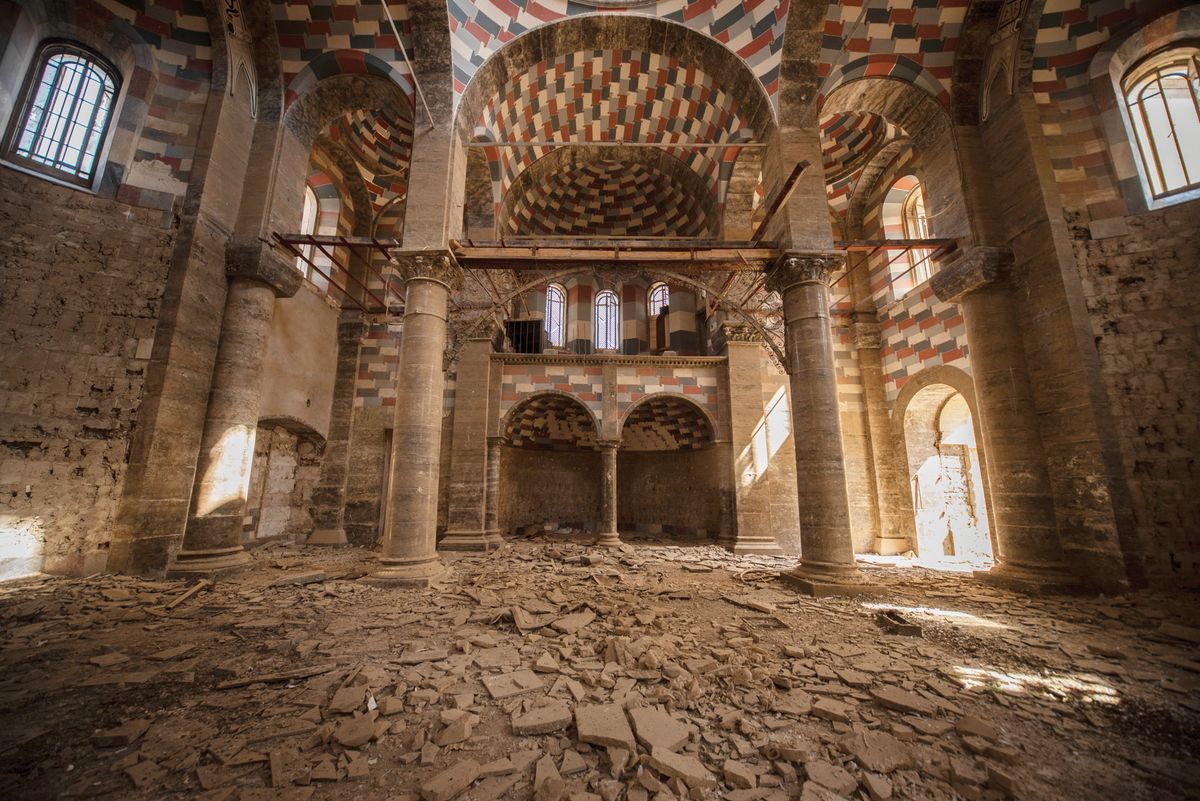 Mosul’s church of Al-Saa’a will be reconstructed as part of a renewed partnership between Unesco and the United Arab Emirates government © Unesco/Moamin Al-Obeidi