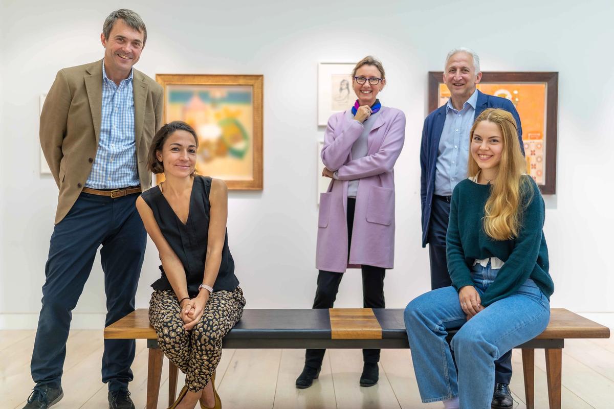 The Artistate team (minus Pierre Valentin), from left: John Martin, Jessica Carlisle, Catherine Hill, Keith Graham and Camille Beckmann Photo: Walter Finch