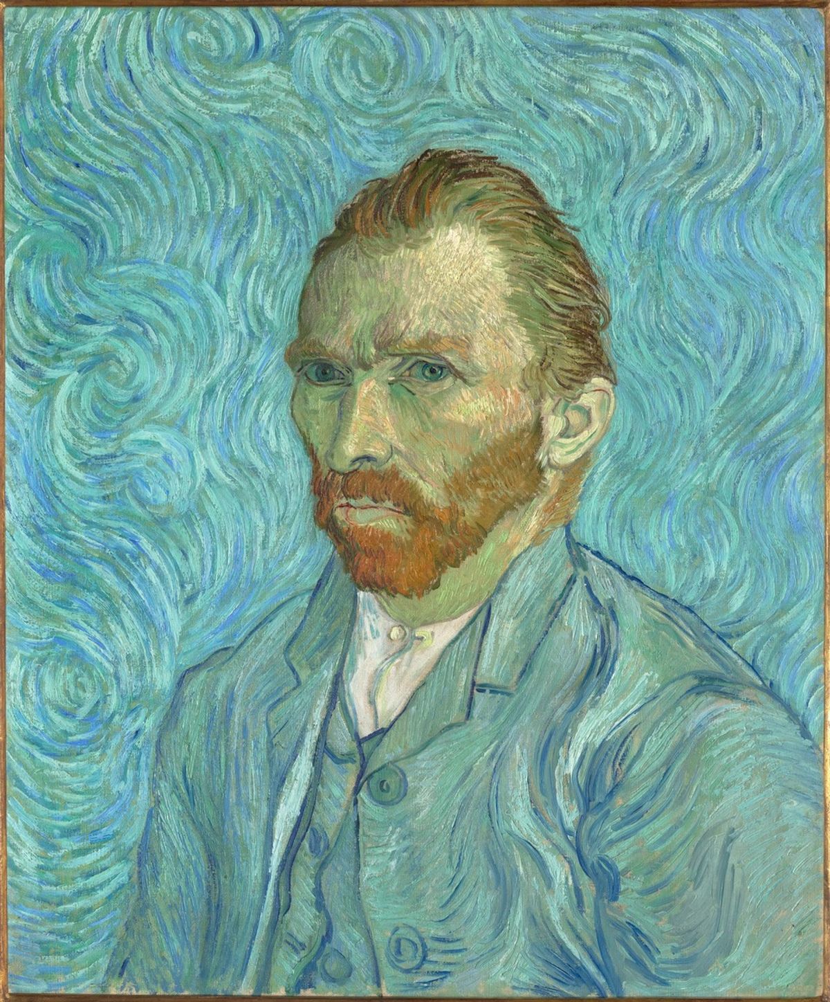 Vincent van Gogh, Self-portrait (1889), given to Dr Paul Gachet © Photo: Distribution RMN Musée d'Orsay, Paris/Patrice Schmidt