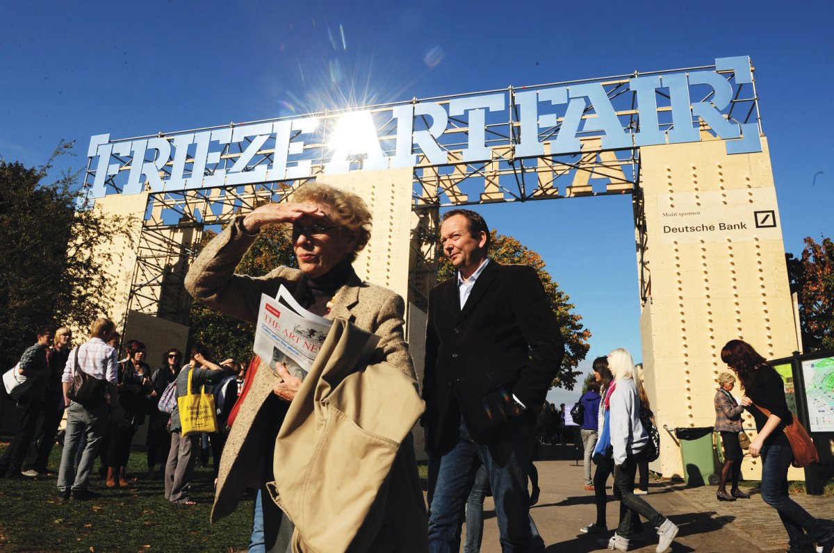 The artist-centred approach of Frieze London (pictured above in 2009) appeals to many galleries and visitors
Photo: Linda Nylind