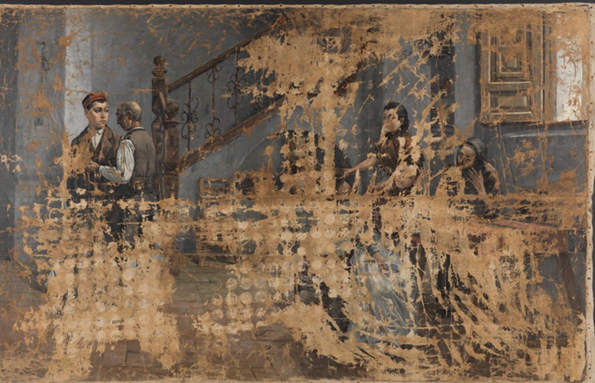 La March del Soldado (date unknown) by the male artist Adolfo Sánchez Megías (1864-1945), was initially assumed to be by the woman artist Concepción Mejía de Salvador © Museo del Prado