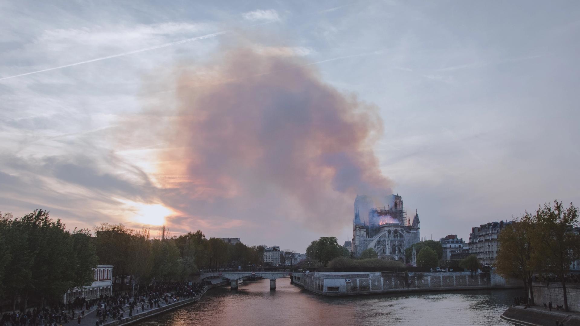 “Unusual” levels of lead have been found around the site of Notre Dame which caught fire in April © Nivenn Lanos