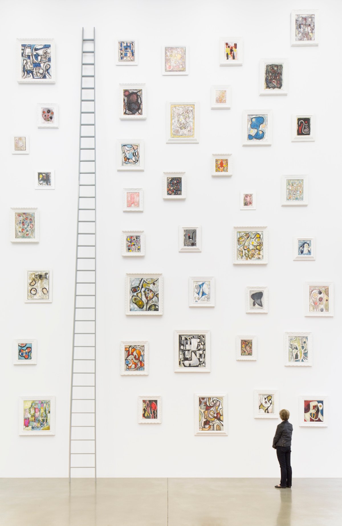 Rodney Graham, A Partial Overview of My Brief Modernist Career (2006–2009), 2006–09. Installation view from Rodney Graham: Collected Works at the Rennie Museum, Vancouver, 2014. Gift of the Rennie Foundation, Vancouver, 2024. © Estate of Rodney Graham, Photo: Blaine Campbell