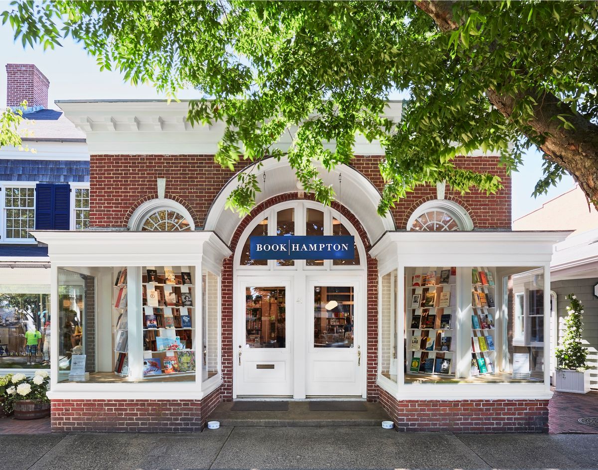The exterior of BookHampton at 41 Main Street, East Hampton Courtesy Gagosian