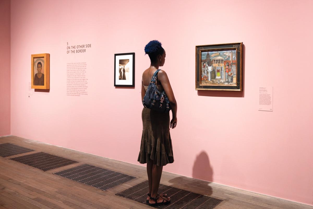The On the Other Side of the Border gallery looks at Kahlo’s influence on artists in the US following her death in 1954 Photo: Larina Annora Fernandes, © Tate