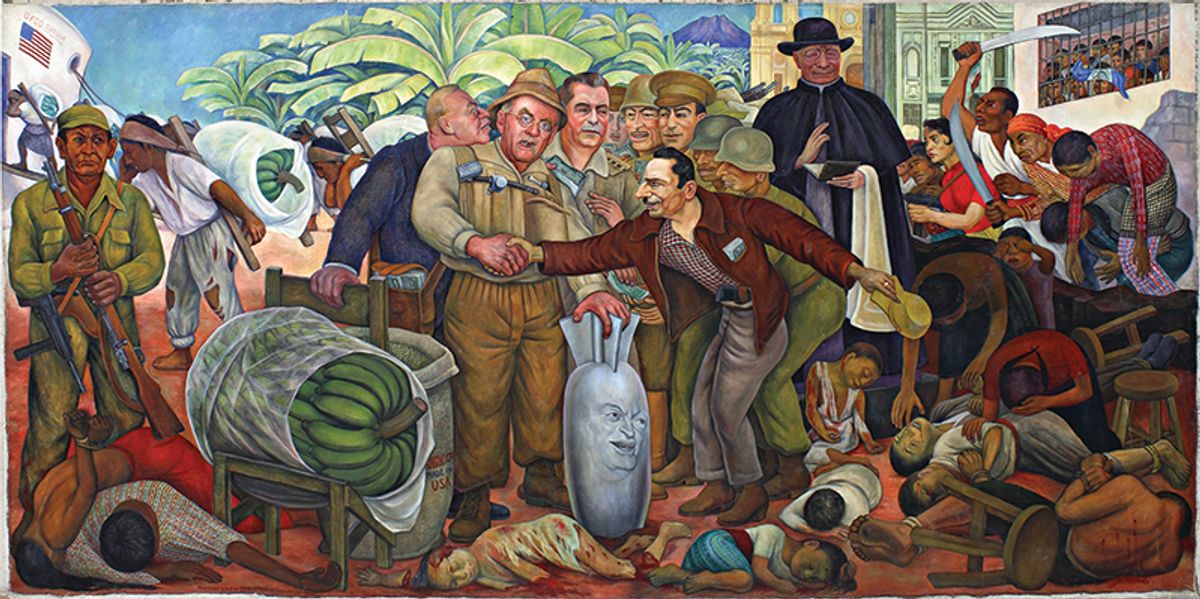 Diego Rivera’s 4m-wide mural Glorious Victory (1954, top) languished in a store room at the Pushkin State Museum of Fine Arts in Moscow for around half a century © Courtesy of the Pushkin State Museum of Fine Arts, Moscow