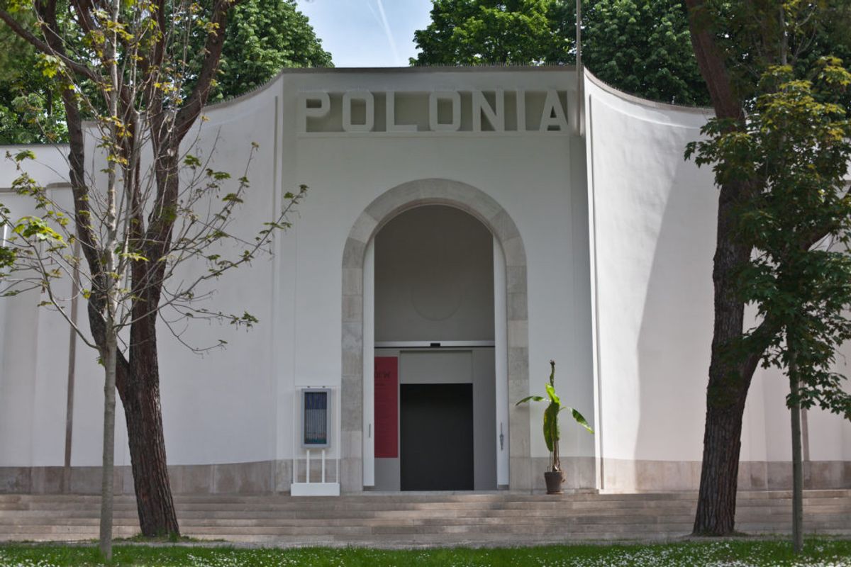 The Polish pavilion at the Biennale

courtesy La Biennale