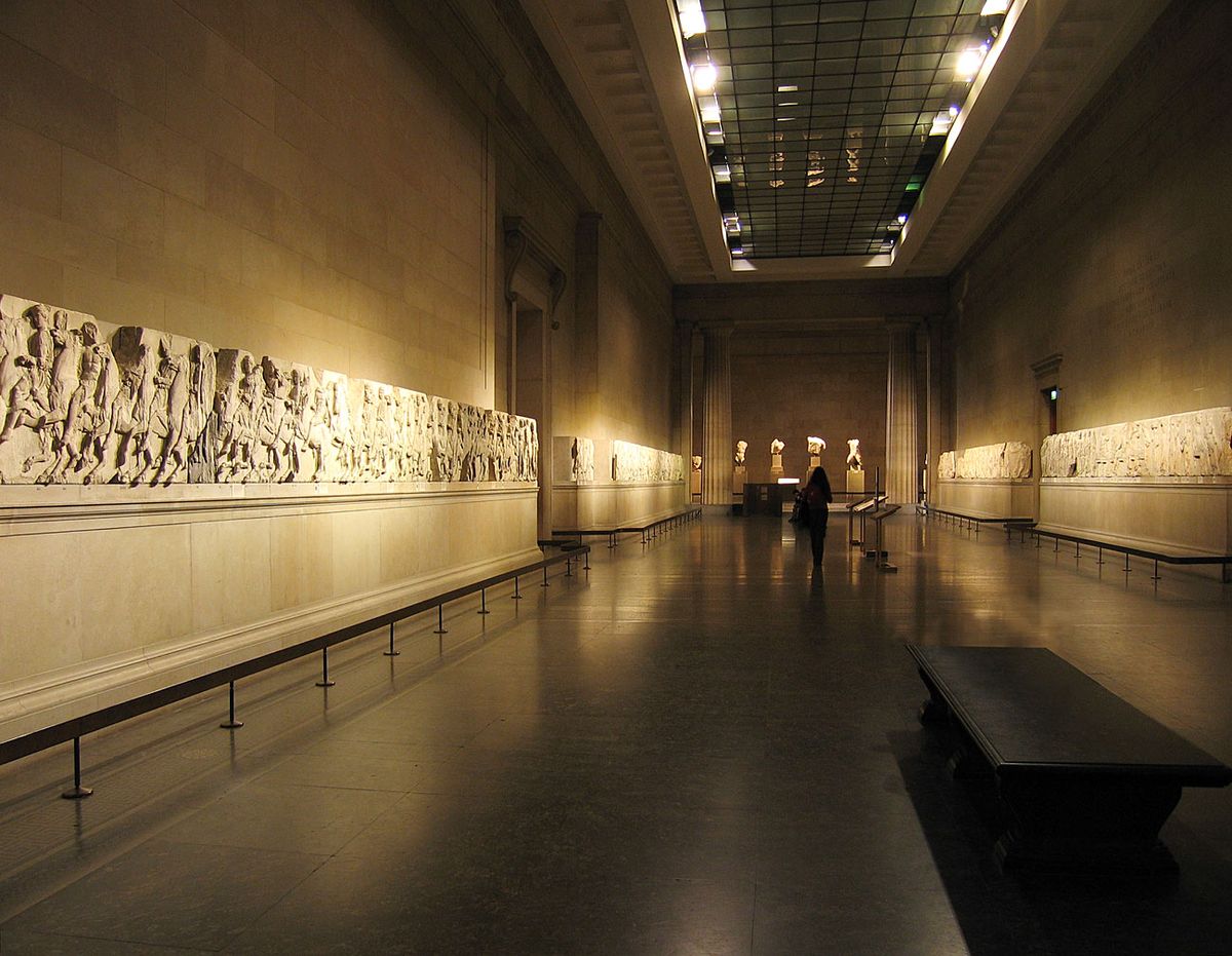 The room containing the Parthenon Marbles in the British Museum
© Andrew Dunn