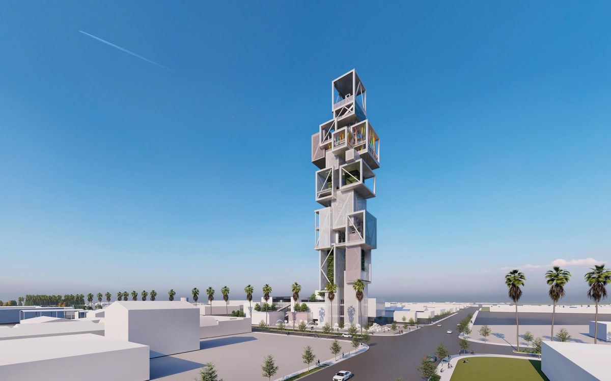 A rendering of Studio Libeskind's proposal for a new $40m museum on the site of the Pulse nightclub shooting in Orlando Photo: Studio Libeskind/onePULSE Foundation