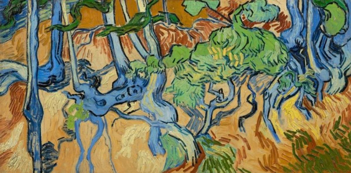 Vincent van Gogh’s Tree Roots (1890) Courtesy of Van Gogh Museum, Amsterdam (Vincent van Gogh Foundation)