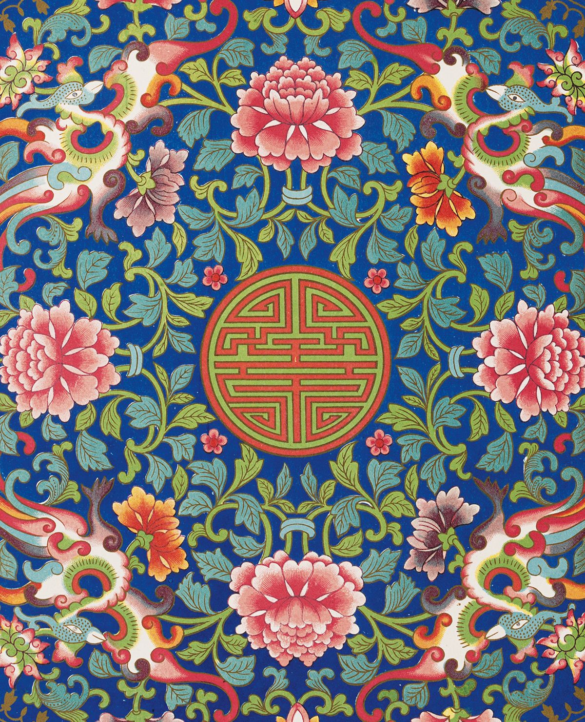 Plate LXXXVI in Owen Jones’s little-known publication Examples of Chinese Ornament (1867). Only 300 copies of the book were printed © Victoria and Albert Museum