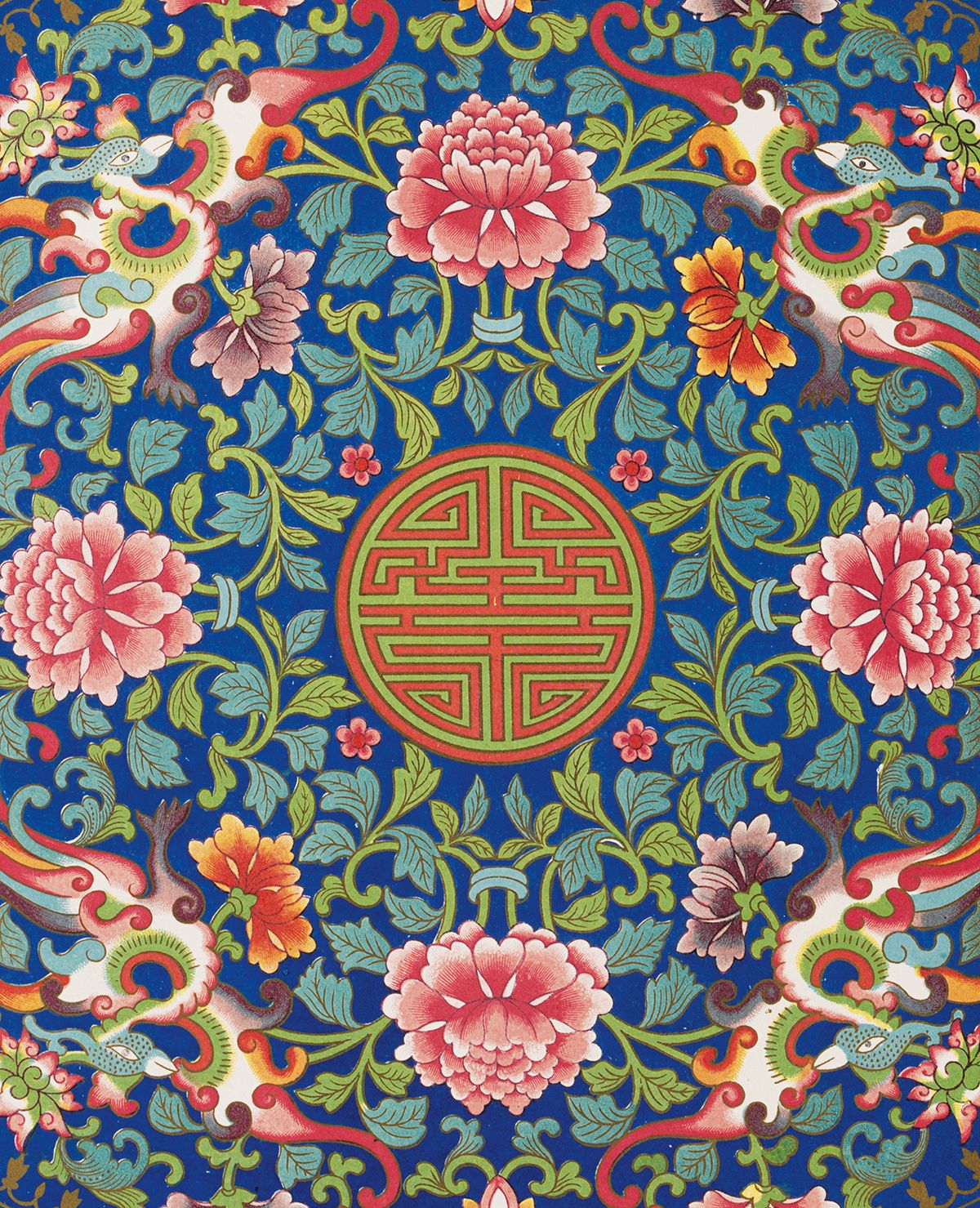 Plate LXXXVI in Owen Jones’s little-known publication Examples of Chinese Ornament (1867). Only 300 copies of the book were printed © Victoria and Albert Museum