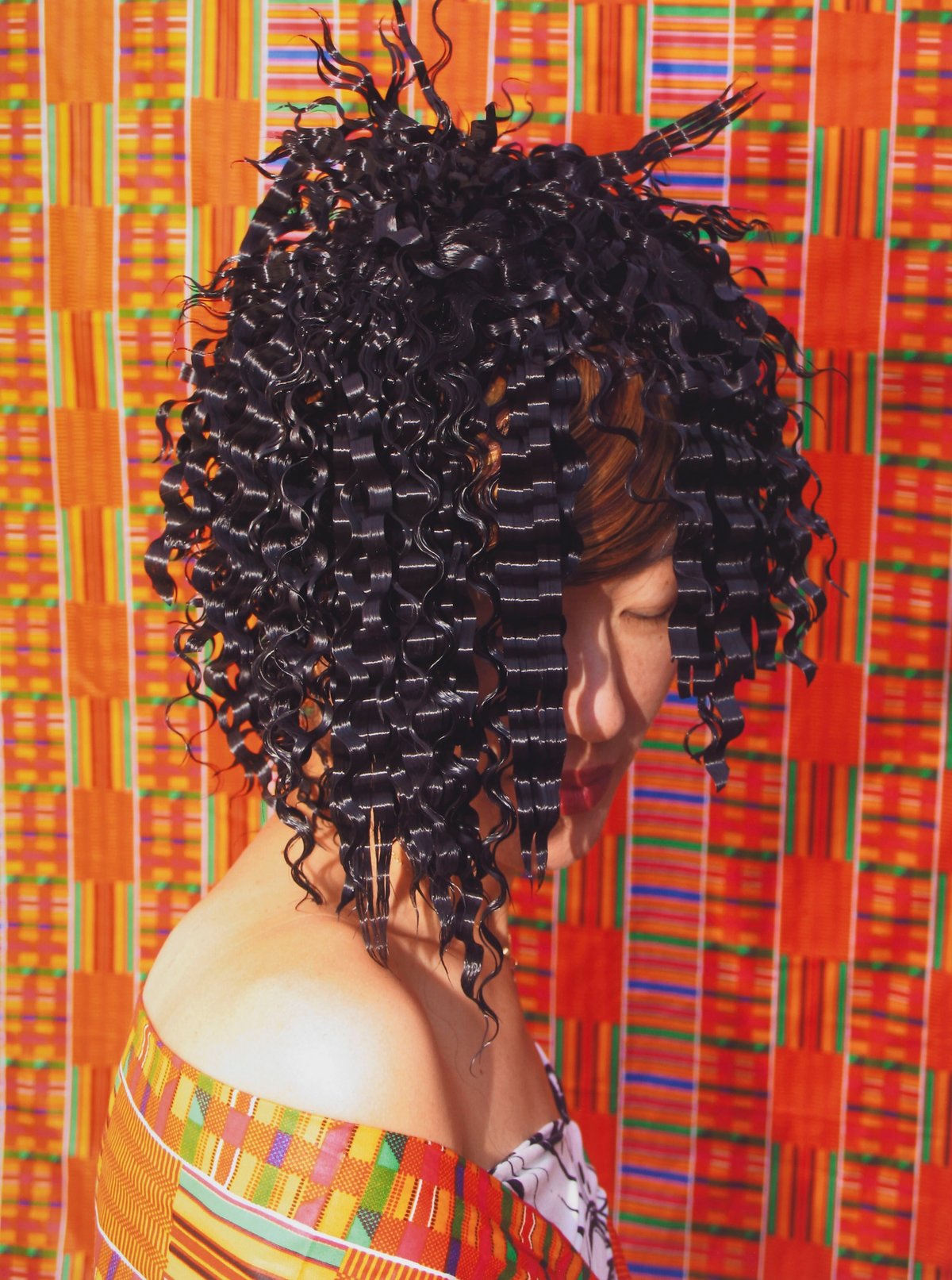 Mark Bradford’s Miss China Silk (2005) Photo: Bruce M White, © Mark Bradford, courtesy the artist and Hauser & Wirth