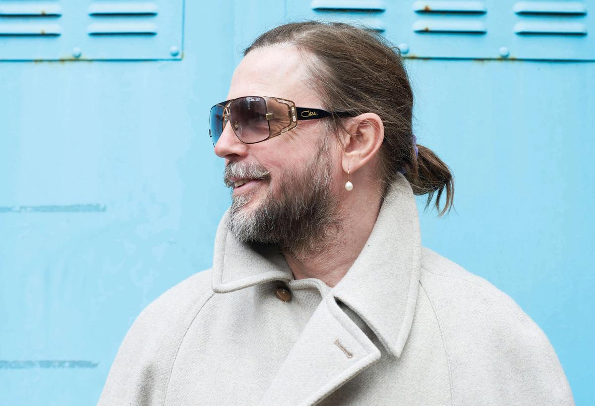 British artist Mark Leckey has been producing a monthly radio show for online station NTS, which he sees as a form of collage Photo: Suki Dhanda © Guardian / eyevine. All Rights Reserved