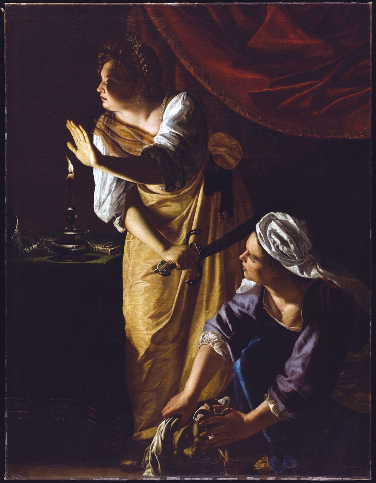 Artemisia Gentileschi’s Judith and Her Maidservant with the Head of Holofernes (around 1623–25) Courtesy of Detroit Institute of Arts