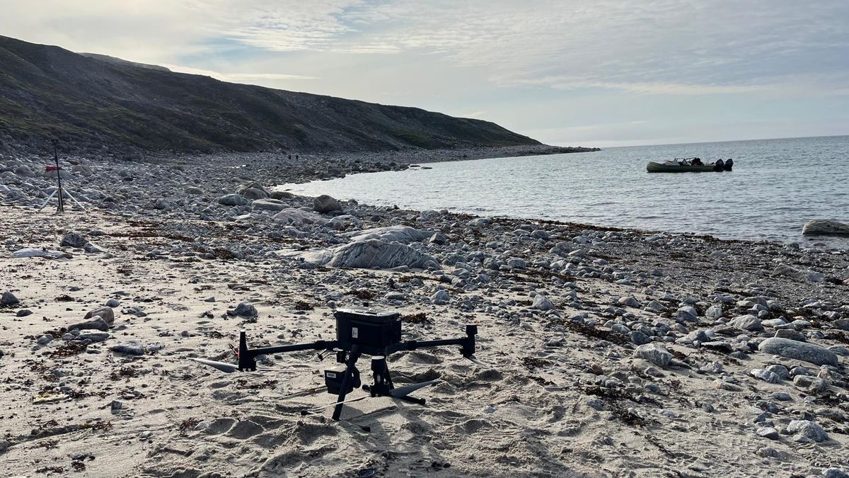 In 2023 a team flew drones over two different areas of Nunavik, a region in northern Quebec, to document the impact of climate change on heritage sites

Photo: Amedeo Sghinolfi
