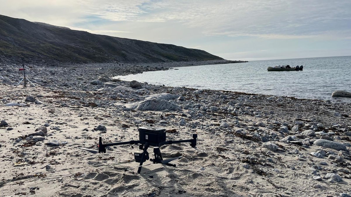 In 2023 a team flew drones over two different areas of Nunavik, a region in northern Quebec, to document the impact of climate change on heritage sites
Photo: Amedeo Sghinolfi