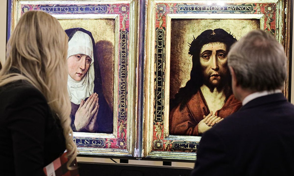 Virgin Mary and Christ diptych, stolen throughout Second World Warfare, returned to Poland Virgin Mary and Christ diptych, stolen throughout Second World Warfare, returned to Poland