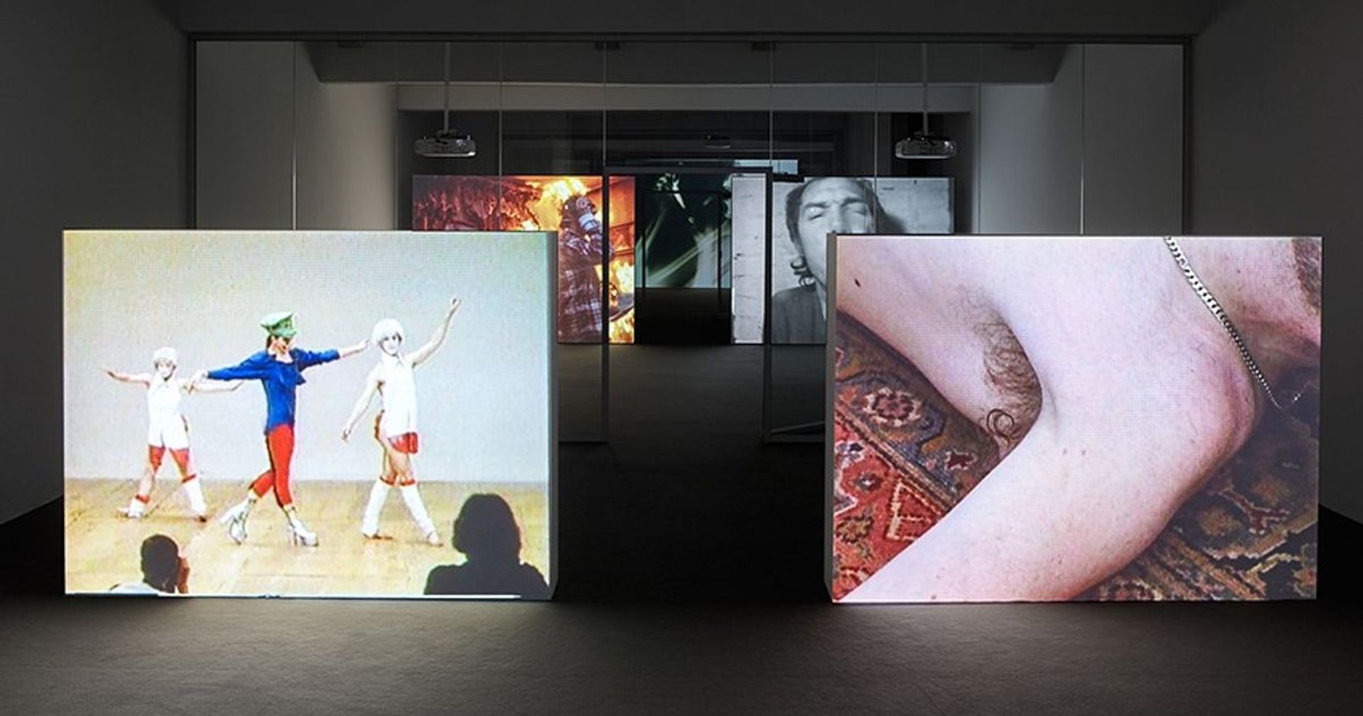 Ed Atkins devised innovative displays Julia Stoschek’s gallery in Düsseldorf in 2017 © Simon Vogel