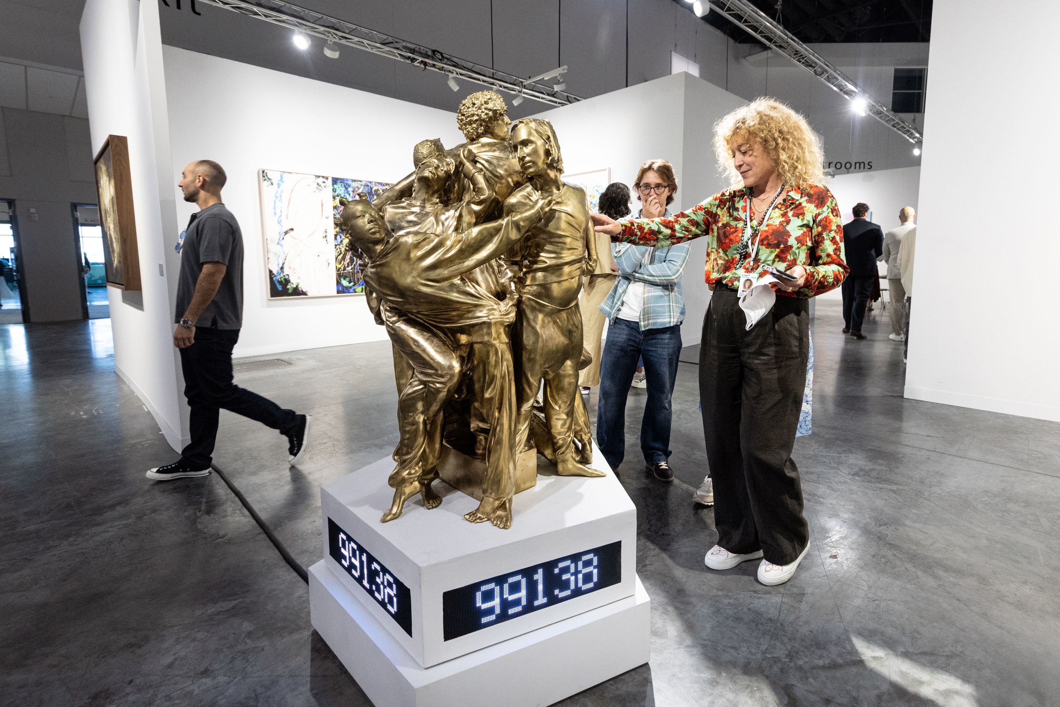 Art Basel Miami Beach Diary: a pettable bronze piece, an un-buttoned up party and tarot in a grotto