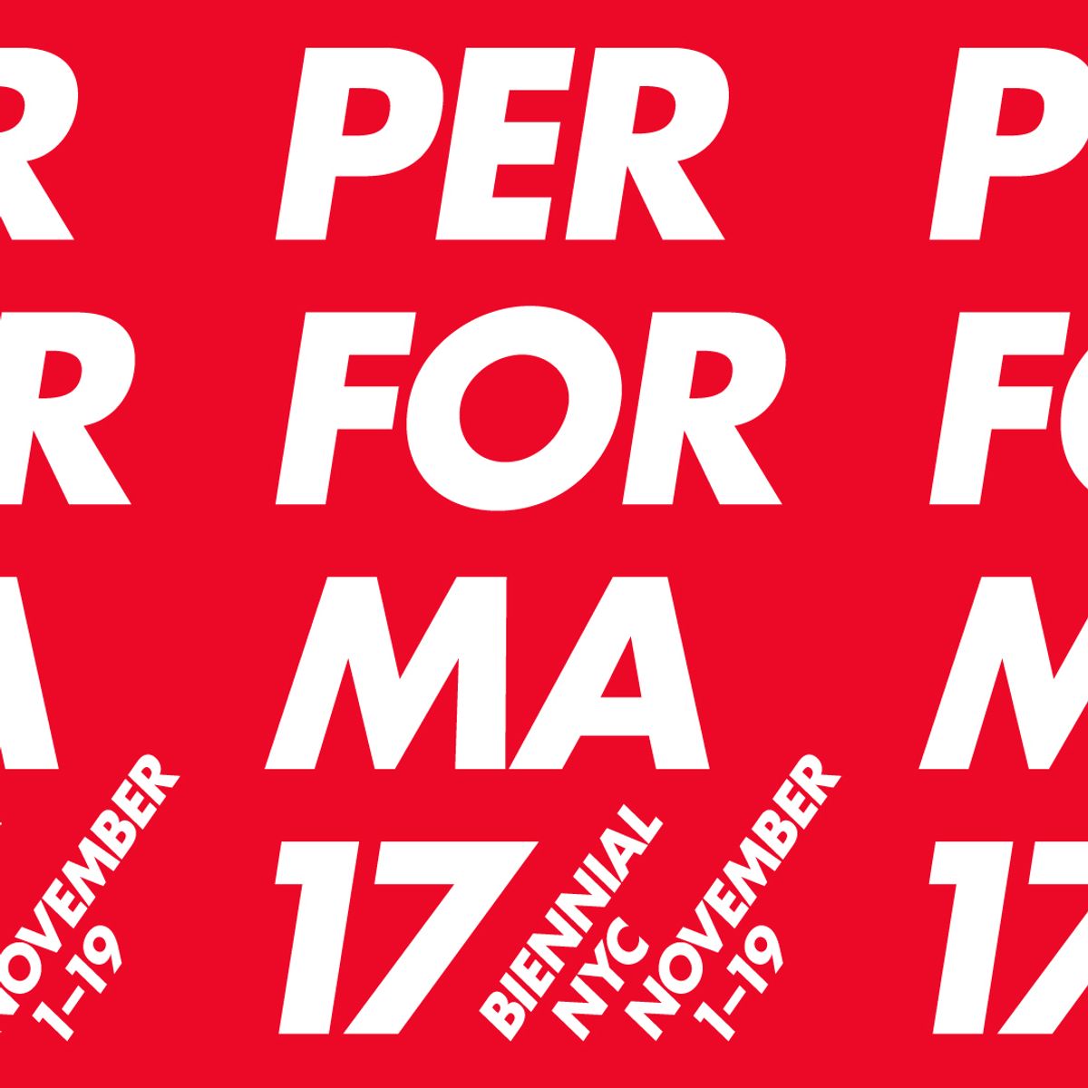 Barbara Kruger, Courtesy of Performa