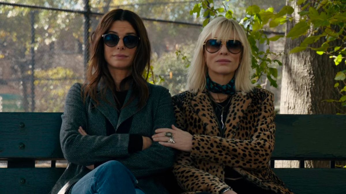 Sandra Bullock and Cate Blanchett in Ocean's 8 Warner Bros Pictures