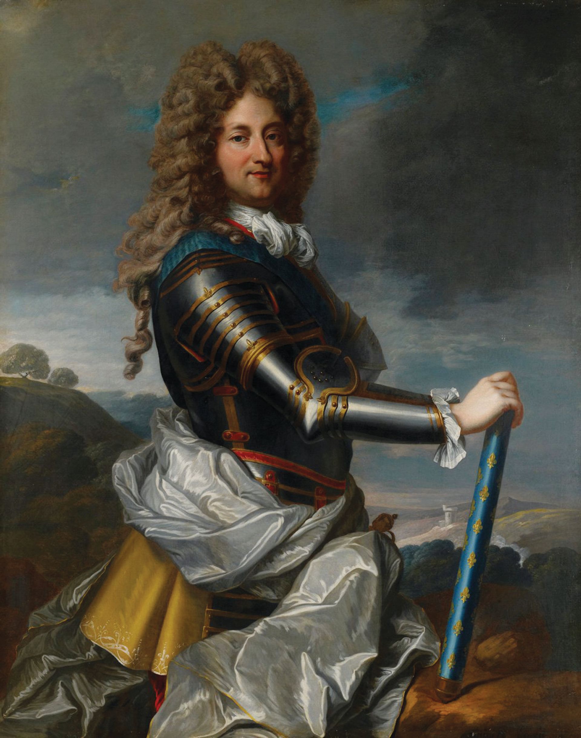 The man who would be king: the Regent, Philippe II, duc d’Orléans (around 1710-17) by Jean-Baptiste Santerre © Birmingham Museums Trust. Courtesy of the Birmingham Museum and Art Gallery