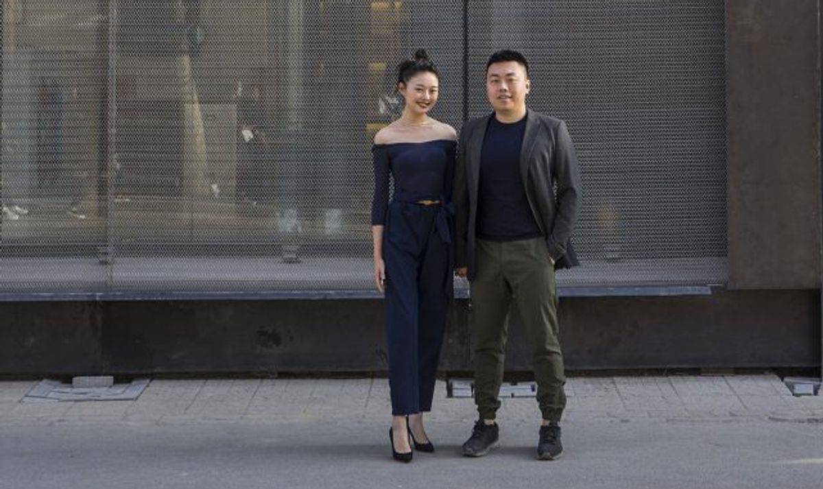 The private collectors Wanwan Lei and Lin Han opened M Woods in 2014 © M Woods