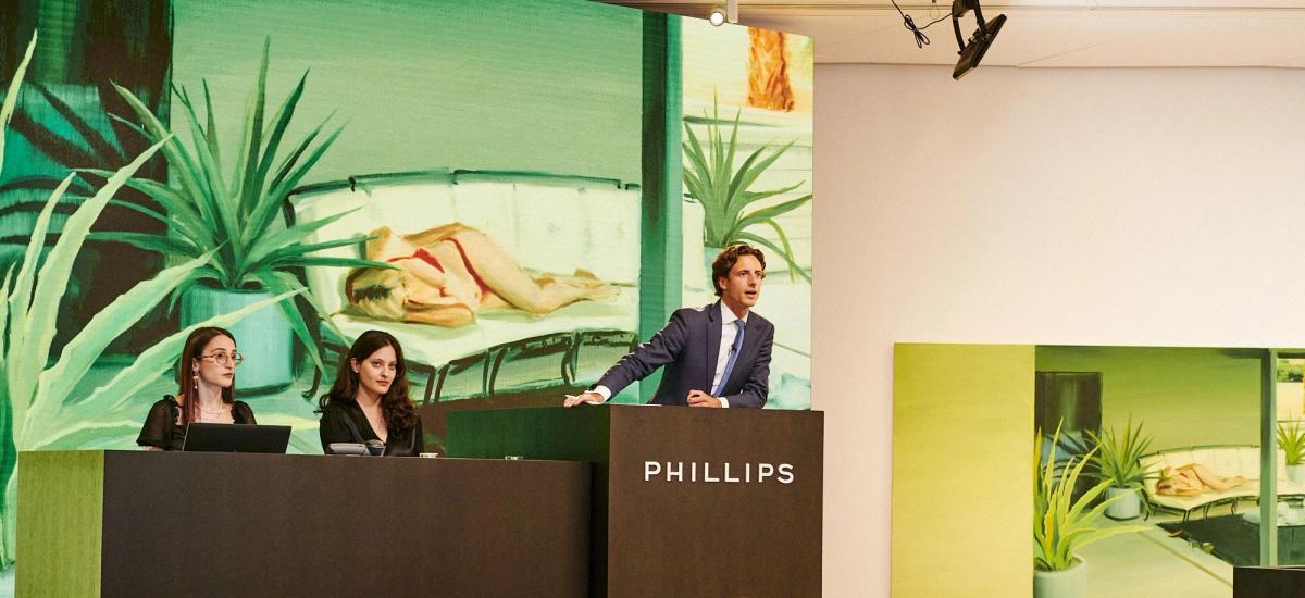 Phillips' 20th century and contemporary art evening sale in London, 30 June. Courtesy of Phillips. 
