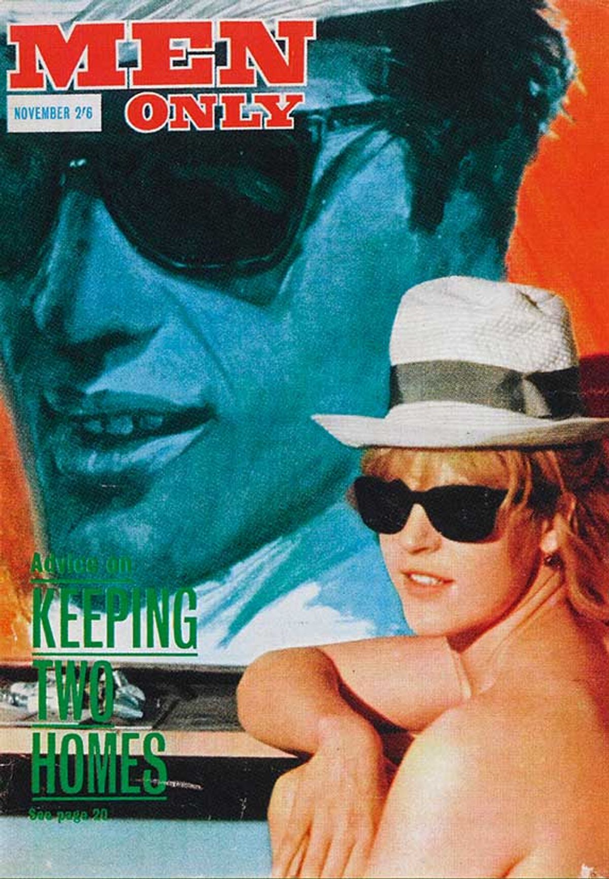 Pauline Boty on the cover of Men Only, November 1964, by Michael Ward

© Michael Ward/Iconic Images