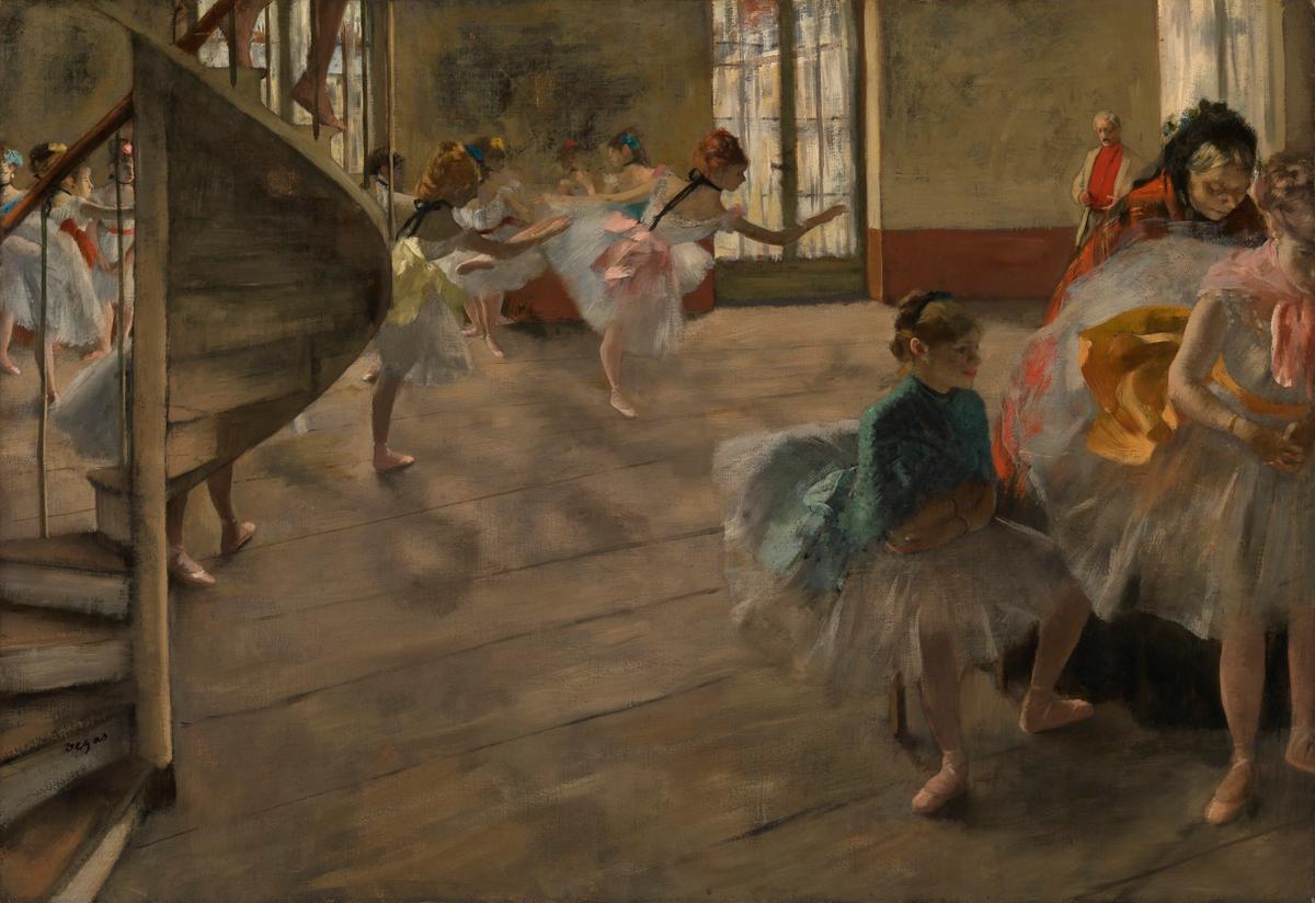 Edgar Degas, The Rehearsal (1874) CSG CIC Glasgow Museums Collection