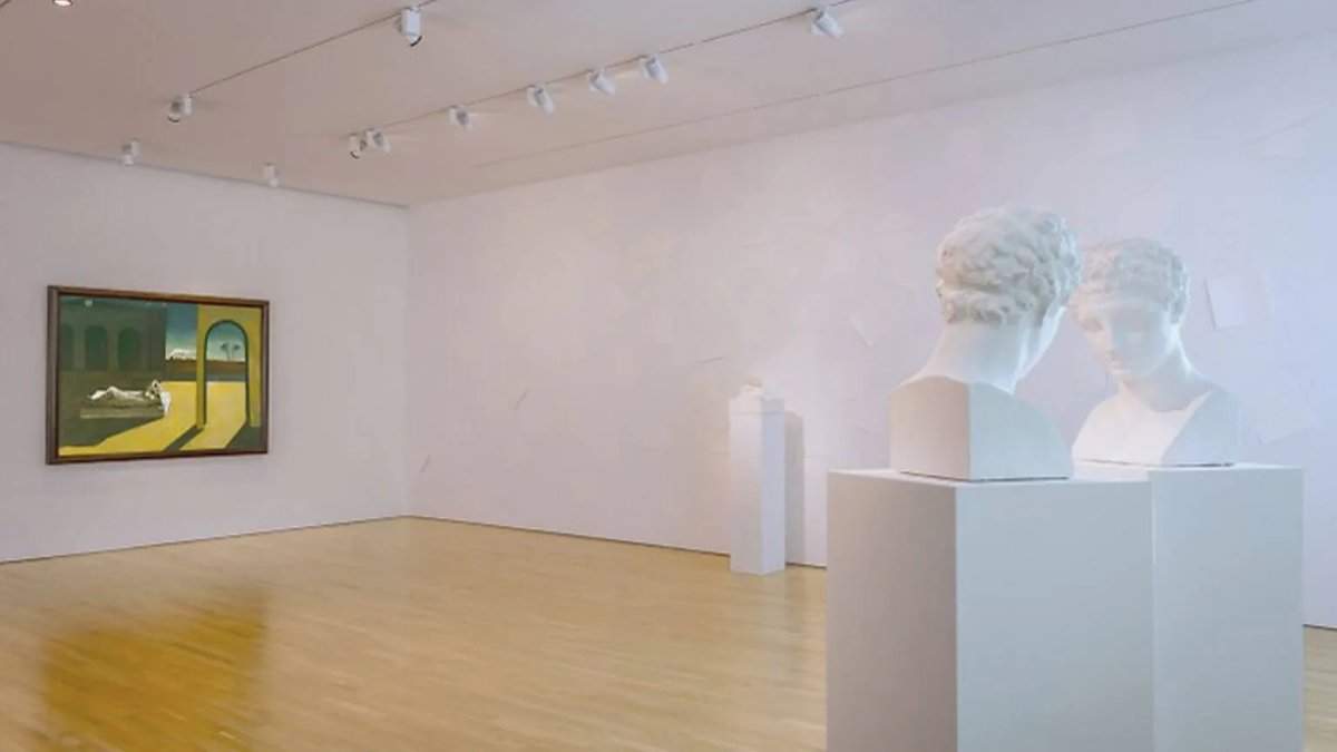 View of an exhibition at the Center for Italian Modern Art in New York Center for Italian Modern Art